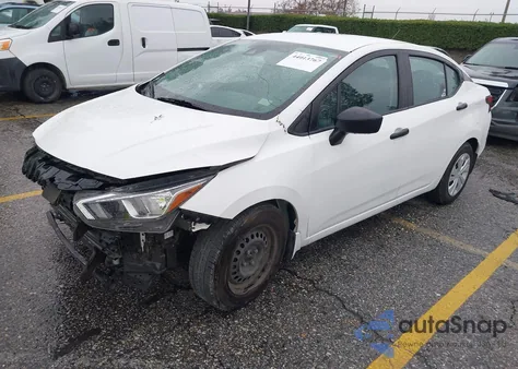 2020 Nissan Versa S Xtronic Cvt z USA, uszkodzony, nr VIN 3N1CN8DV7LL876058